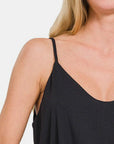 Zenana Two Layered Spaghetti Strap Cami