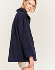 Jade By Jane High Collar Oversized Knit Top