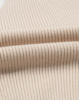 Bow Back Lantern Sleeve V-Neck Sweater