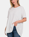 Zenana Round Neck Short Sleeve T-Shirt