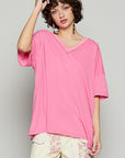 POL V-Neck Half Sleeve T-Shirt