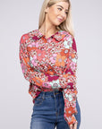 Floral Printed Long Sleeve Shirt