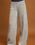 Umgee Elastic Waist Wide Leg Pants