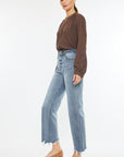 Kancan High Rise Slim Wide Leg Jeans