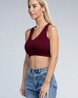 Ribbed Cropped Tank Top