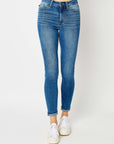 Judy Blue Full Size Cuffed Hem Skinny Jeans