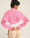 HYFVE Ribbed Knit Bolero Cardigan