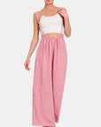 Zenana Pocketed Wide Strap Wide Leg Overalls