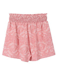 Lilou Paisley Shirred Waist Casual Shorts (see top separately)