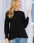 Soft Knit Babydoll Tunic