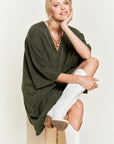 Jade By Jane V-Neck Poncho Top