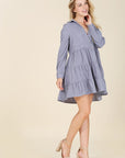 Corduroy Tiered Dress - Online Only