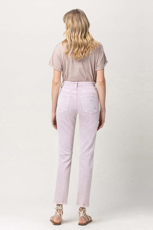 Vervet by Flying Monkey Stretch Mom Jeans in Madden