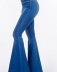 American Bazi High Waist Pull On Flare Jeans