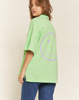 Jade By Jane Smile Face Back Shirt