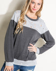 e Luna Distressed French Terry Sweatshirts