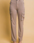 Love Tree High Rise Cargo Pants with Pockets