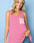 e Luna PLUS Mixed Tank Top