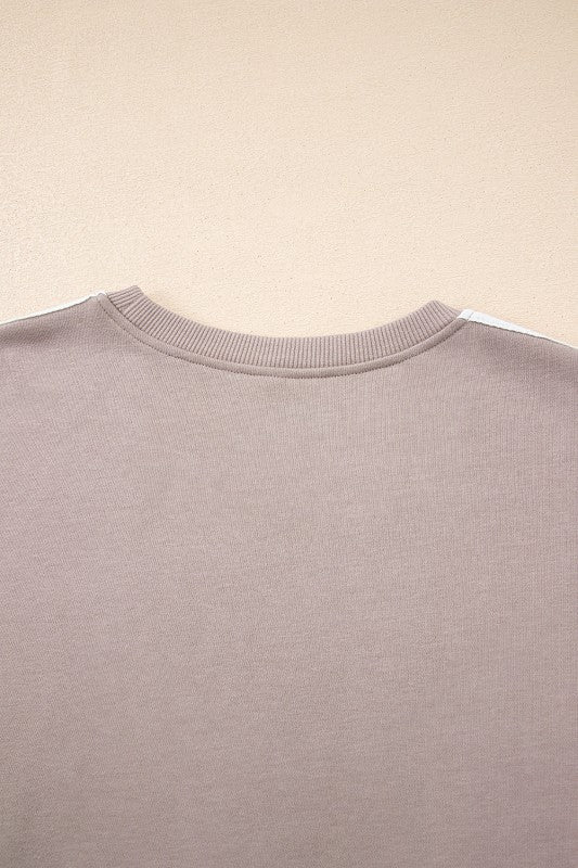 Varsity Stripe Crewneck Pullover and Sweatpants Set