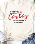 Love A Cowboy Graphic Tee PLUS