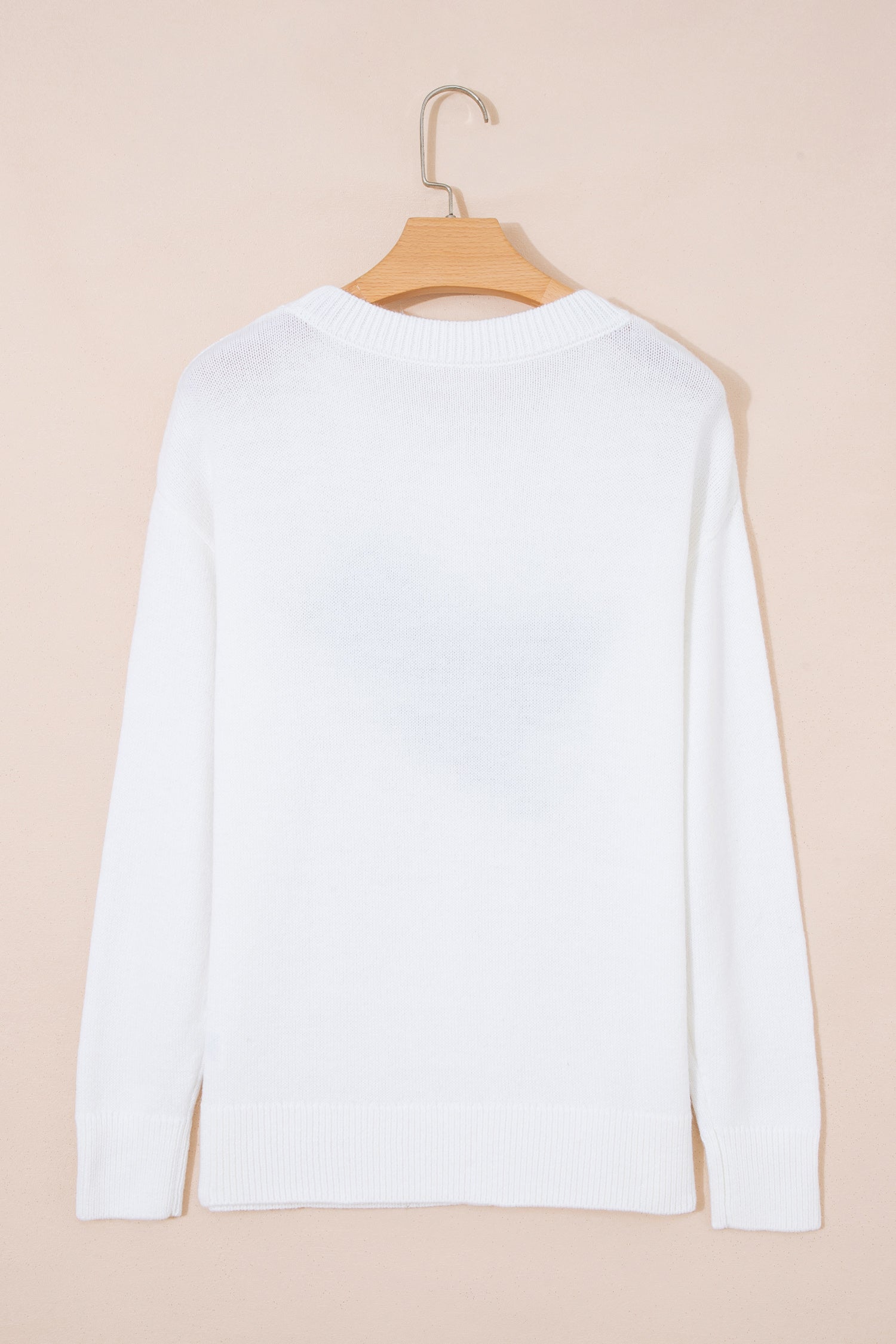 Mallard Drop Shoulder Long Sleeve Pullover Sweater