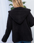 e Luna Sherpa Fur Hoodie Jacket