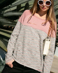 e Luna PLUS Striped Solid Mixed Sweatshirts