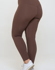 Yelete Full Size Fleece Lined High Waisted Leggings