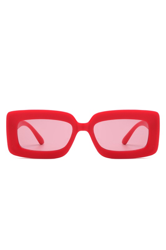 Rectangle Flat Top Fashion Sunglasses