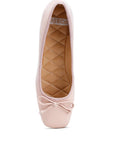 Lutten Square-Toe Bow Ballerinas