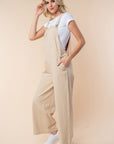 White Birch Sleeveless Wide Leg Jumpsuit