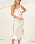 HYFVE All Nighter Side Slit Maxi Dress