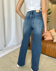 RFM Full Size High Rise Tummy Control Wide Leg Jeans