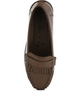 Croyda Fringed Nubuck Loafers