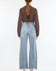 Kancan High Rise Slim Wide Leg Jeans