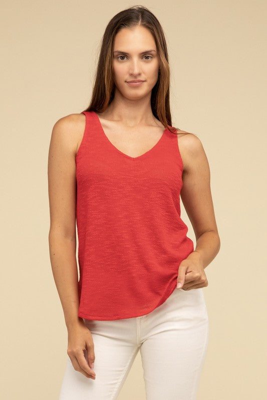 ZENANA V-Neck Sleeveless Cami Top