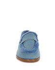 Nivena Fur Detail Denim Loafers