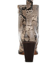 Cornus Snake Print Ankle Boots