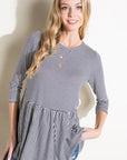 e Luna PLUS Pin Stripe Tunic