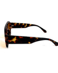 Ellen Retro Square Pilot Sunglasses