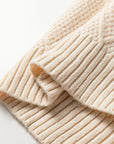 Cable Knit Drop Shoulder Sweater Dress