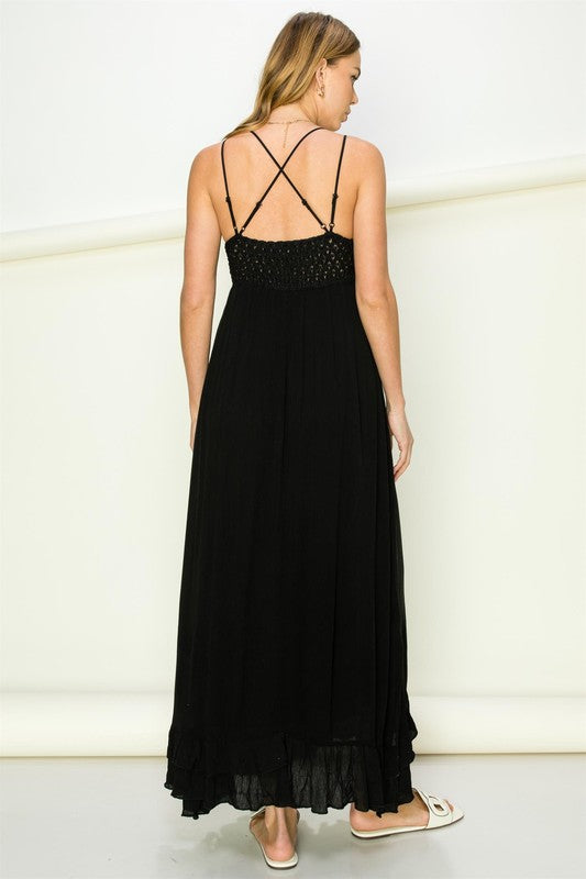 HYFVE In Love Bustier Lace Maxi Dress