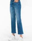 bytos Full Size Cat's Whiskers Mid Rise Ankle Jeans