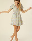 Lilou Floral V-Neck Dress