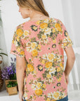 e Luna Allover Floral Boxy Top