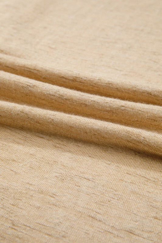 Solid Open-Front Buttoned Cardigan