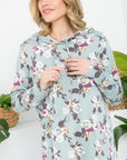 e Luna Allover Floral Sweatshirt