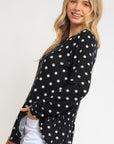 e Luna Polka Dot Tunic Top