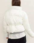 HYFVE Quilted Back Drawstring Puffer Jacket