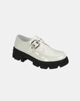 Forever Link Buckled Platform Lug Sole Loafers